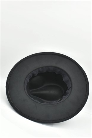 Erkek Fedora Şapka-Siyah