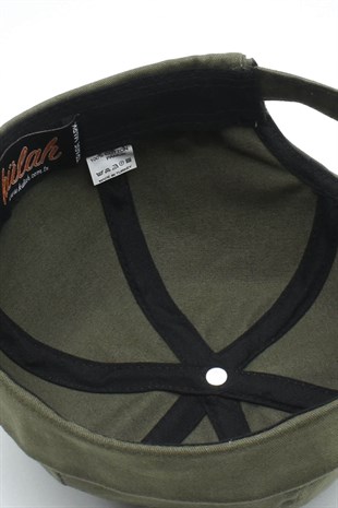Khaki Hiphop Docker Hat %100 Cotton Folded Cap