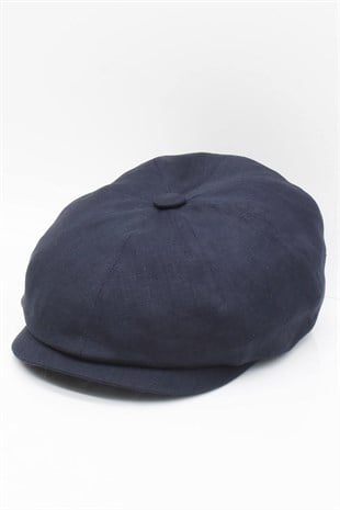 Mens %100 Cotton English Flat Cap Hat