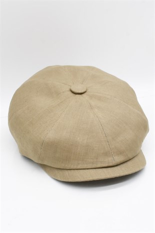 Erkek %100 Cotton Yazlık İngiliz Kasket Şapka