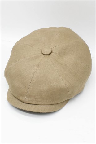 Erkek %100 Cotton Yazlık İngiliz Kasket Şapka