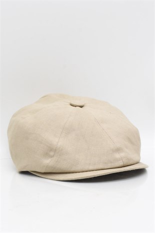 Erkek %100 Cotton Yazlık İngiliz Kasket Şapka