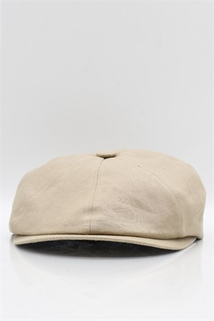 Erkek %100 Cotton Yazlık İngiliz Kasket Şapka