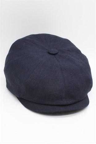 Mens %100 Cotton English Flat Cap Hat