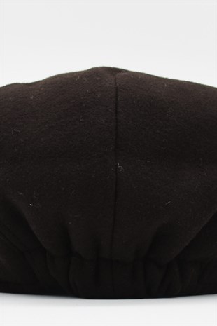 Erkek İngiliz Yün Kasket-Kahve