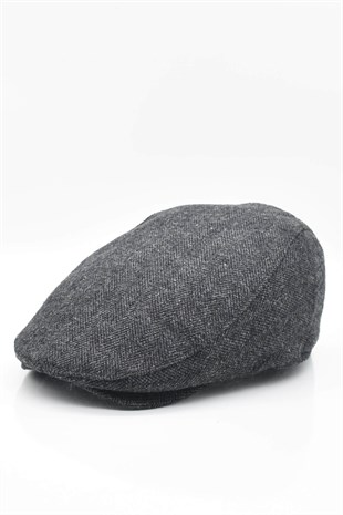 Mens Flat Cap Herringbone Flat Cap Winter Flat Cap
