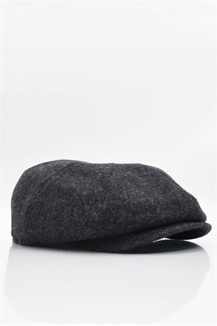 Erkek Yün Şapka Kasket Newsboy Cap Peaky Blinders Kasket Fötr Bere Kasket Fötr Bere