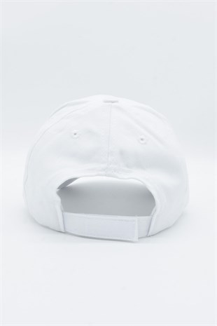 Womens %100 Cotton White Cap Baseball Hat