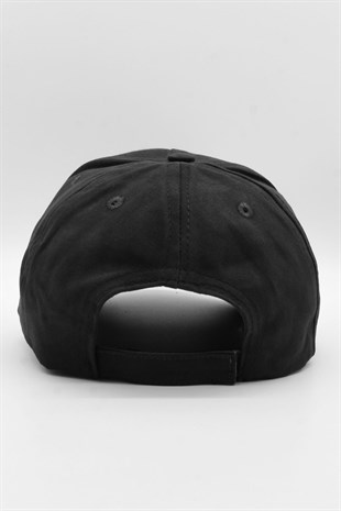 Womens %100 Cotton Black Cap Baseball Hat