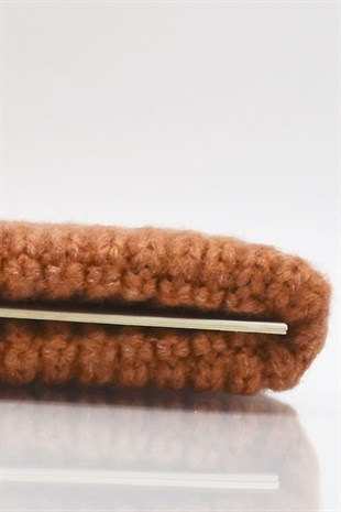 Womens Brick Color Beanie