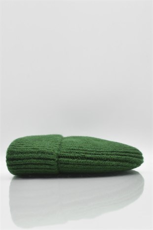 Womens Green Beanie