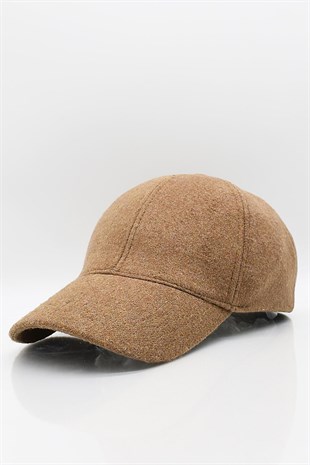 Mens Baseball Hat Winter Cap-Camel