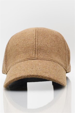 Mens Baseball Hat Winter Cap-Camel