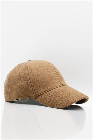 Mens Baseball Hat Winter Cap-Camel