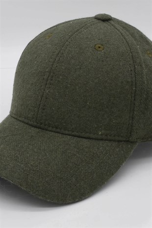 Womens Khaki Winter Baseball Cap Hat