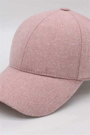 Womens Pink Winter Baseball Cap Hat