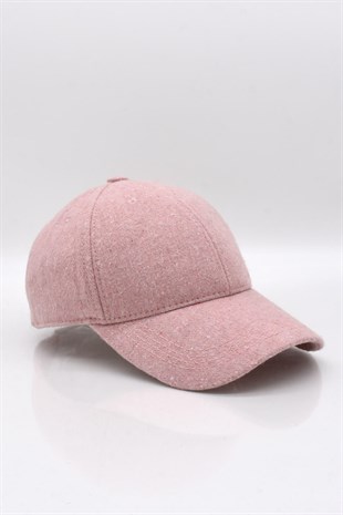 Womens Pink Winter Baseball Cap Hat