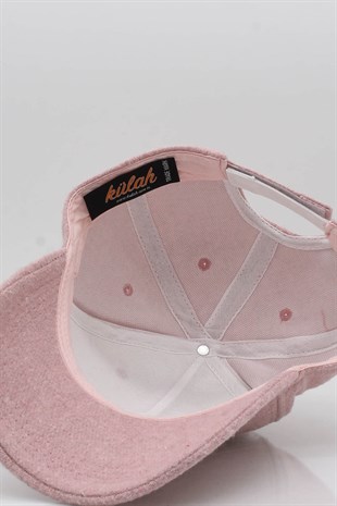 Womens Pink Winter Baseball Cap Hat