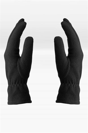 Erkek Polar Eldiven-Siyah