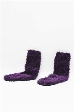 Kadın 6 Çift Peluş Termal Uyku Çorabı 36-40