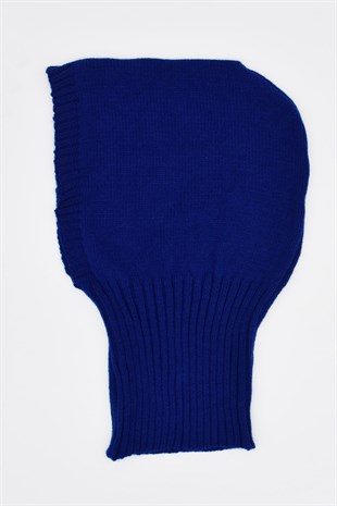 Balaclava Womens Knit Snow Mask Beanie Neck Collar Navy
