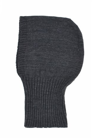 Balaclava Womens Knit Snow Mask Beanie Neck Collar Anthrachite