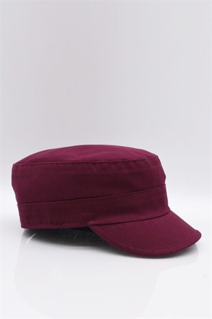 Erkek Kastro Şapka Kasket Outdoor Castro Kep Bordo