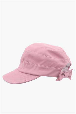 Kadın Güneş Koruyucu Geniş Siperli Pembe Şapka
