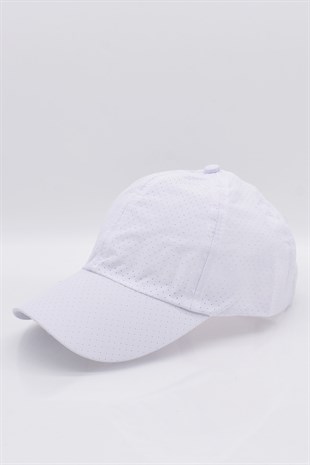 Erkek Hafif Şapka Beyaz Trekking Cap