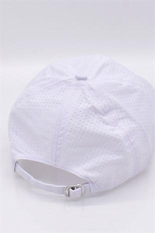 Erkek Hafif Şapka Beyaz Trekking Cap