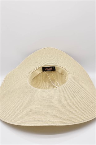 Womens Oversize Big Straw Hat Naturel Beach Hat