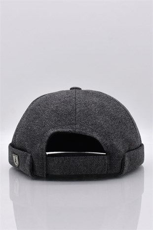 Erkek Hipster Premium Cap Antrasit Docker Şapka