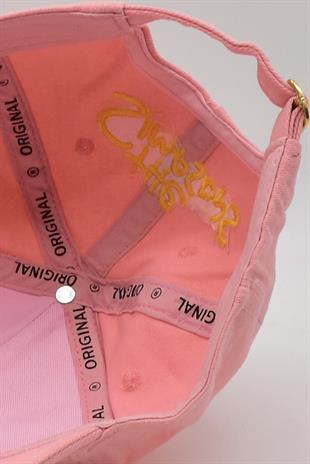 %100 Cotton Womens Hat Buckled Gabardine Cap