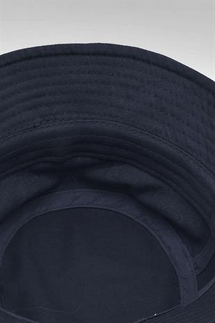 %100 Pamuk Lacivert Kova Balıkçı Şapka Bucket Hat