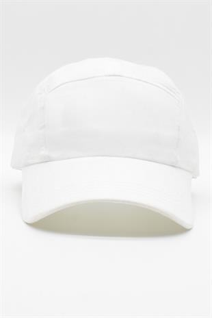 5 Panel Basic Street Snapback Hiphop Cap Beyaz Şapka