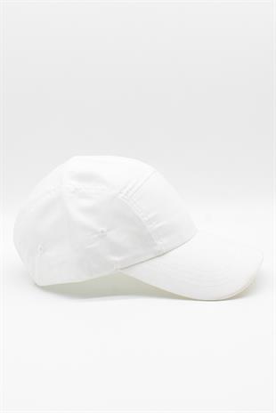 5 Panel Basic Street Snapback Hiphop Cap Beyaz Şapka