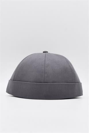 Anthrachite Hiphop Docker Hat %100 Cotton Folded Cap