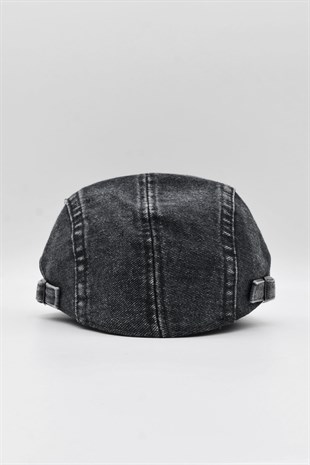 Ayarlanabilir Tokalı Denim Yazlık Erkek Kot Kasket Şapka