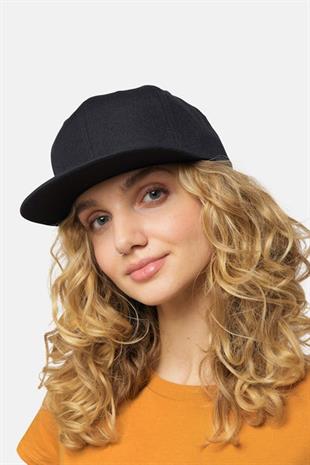 Basic Street Snapback Hiphop Cap Siyah Şapka