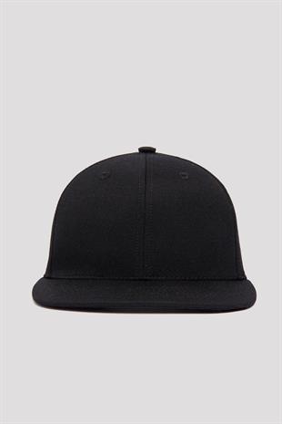 Basic Street Snapback Hiphop Cap Siyah Şapka