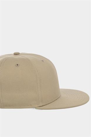 Basic Street Snapback Hiphop Cap Bej Şapka