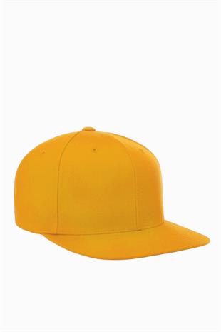 Basic Street Snapback Hiphop Cap Sarı Şapka