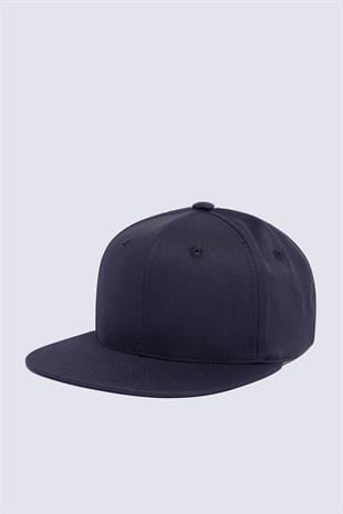 Basic Street Snapback Hiphop Cap Lacivert Şapka