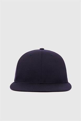Basic Street Snapback Hiphop Cap Lacivert Şapka
