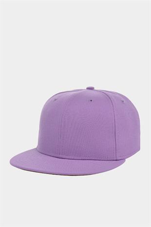 Basic Street Snapback Hiphop Cap Lila Şapka