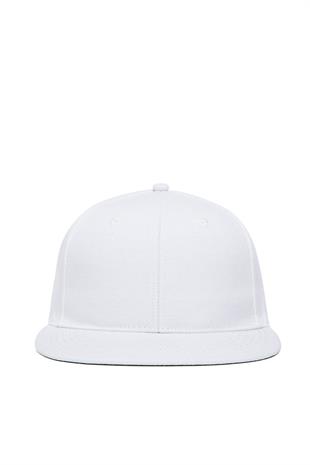 Basic Street Snapback Hiphop Cap Beyaz Şapka