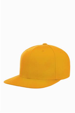 Basic Street Snapback Hiphop Cap Sarı Şapka