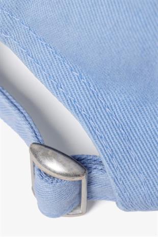 Bebe Mavi Kaktüs Pin Rozetli Premium Beyzbol Şapkası