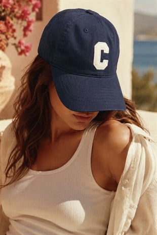 Club Letter Series - C Harf Nakışlı Şapka | Harbor