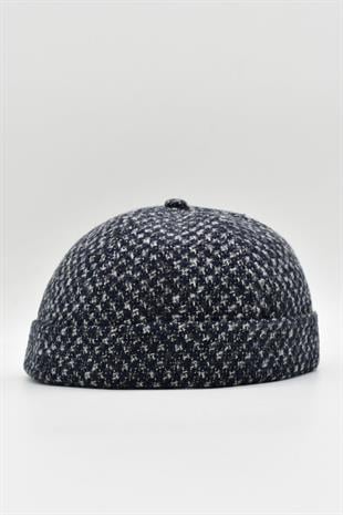 Desenli Bere Kışlık Docker Şapka Kasket